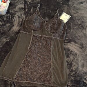 Dreamgirl Black Lace Chemise